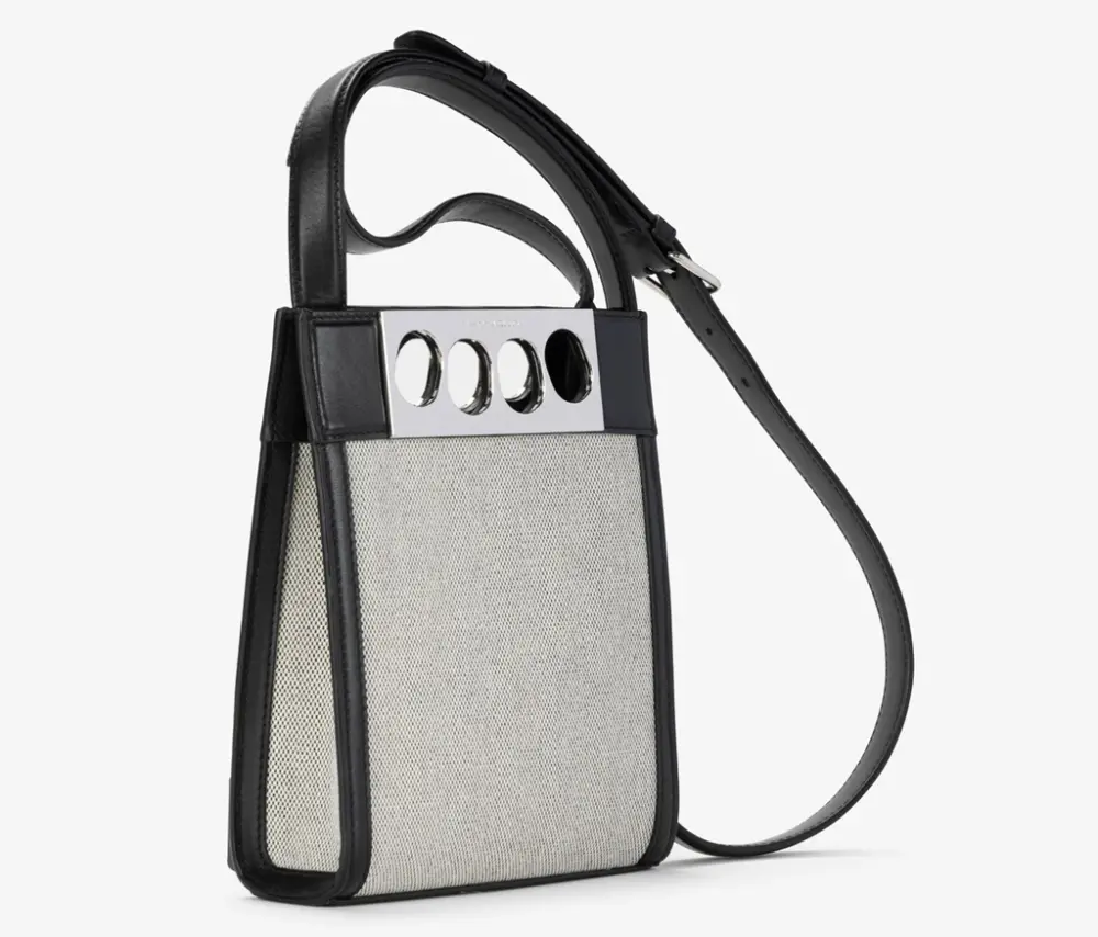 Alternative view of Túi Alexander McQueen Grip Mini Tote 'Black' 7354881AAOA1070