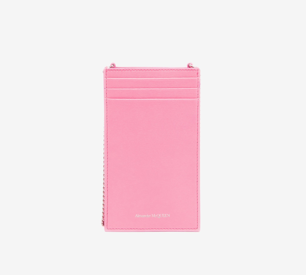 Túi Alexander McQueen Phone Case 'Pink' 6320351AAPE5705 - Ảnh 3
