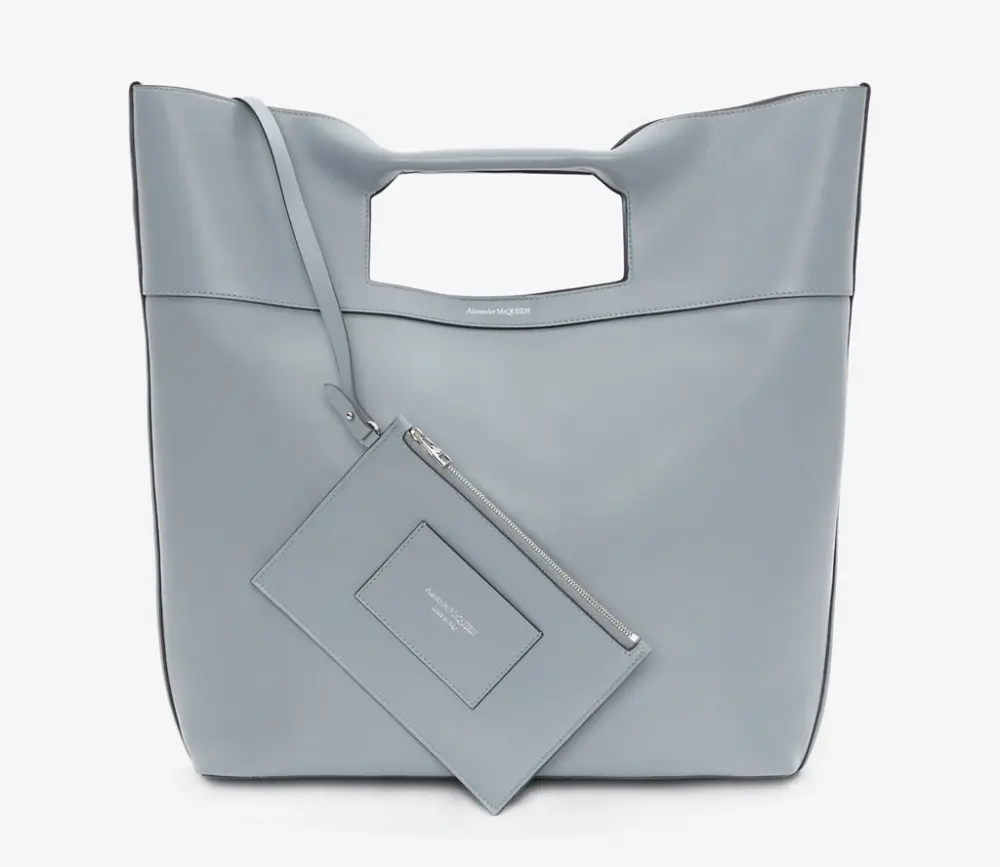 Túi Alexander McQueen Square Bow 'Dove' 7352851AAJL1537 - Ảnh 4
