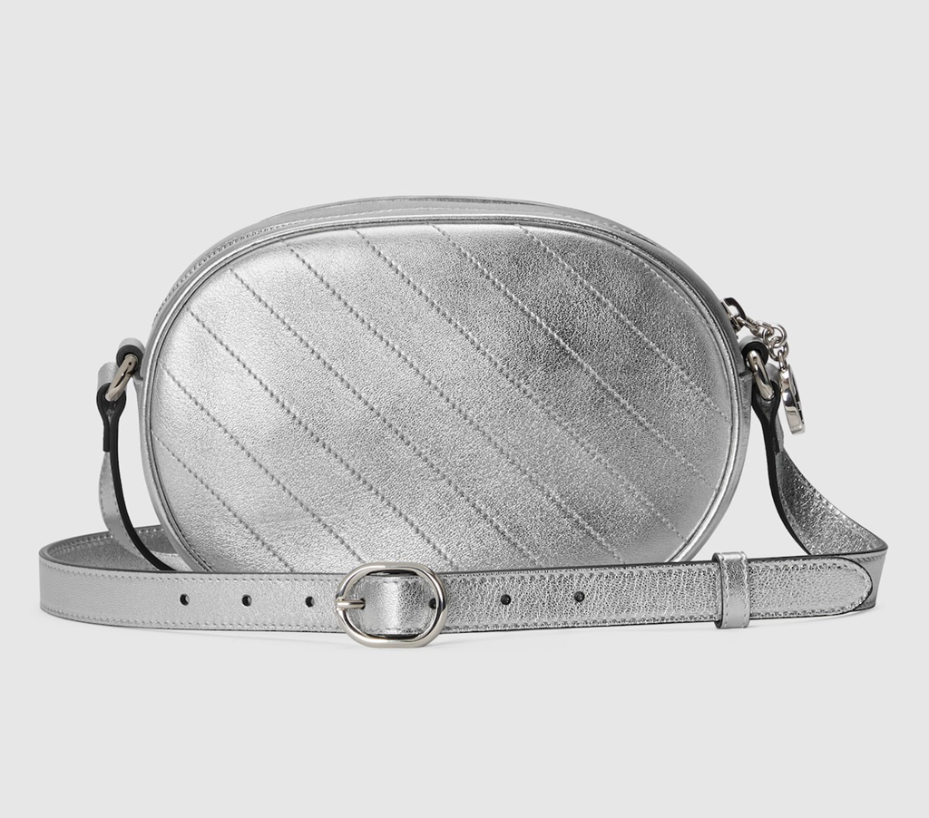 Túi Gucci Blondie Mini Shoulder Bag 'Silver' 760175-AACBO-8106 - Ảnh 4