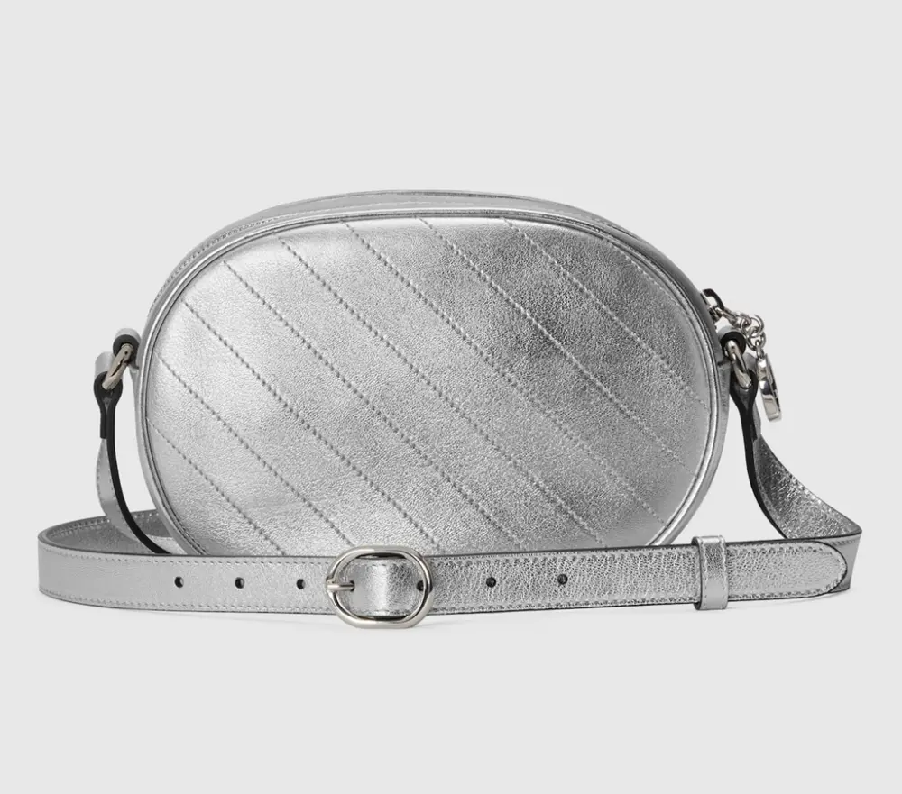 Túi Gucci Blondie Mini Shoulder Bag 'Silver' 760175-AACBO-8106 - Ảnh 4