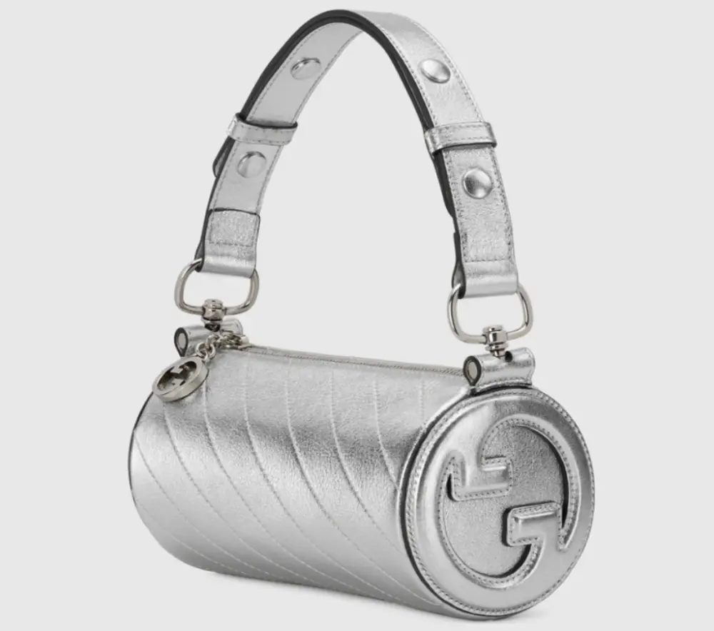 Túi Gucci Blondie Mini Shoulder Bag 'Silver' 760170-AACBO-8106 - Ảnh 4