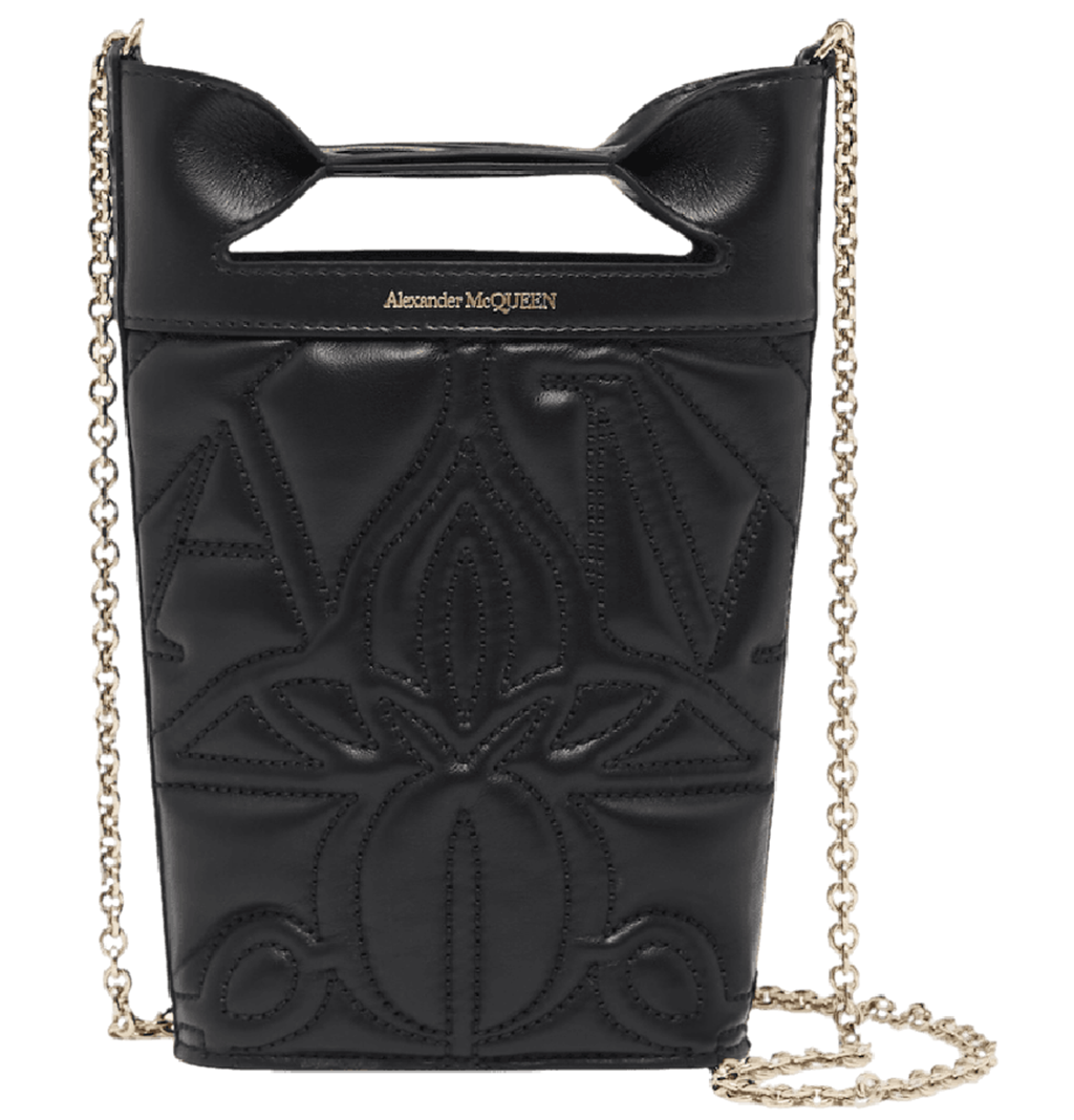 Túi Alexander McQueen Bow Mini 'Black' 7311741BLEL1000