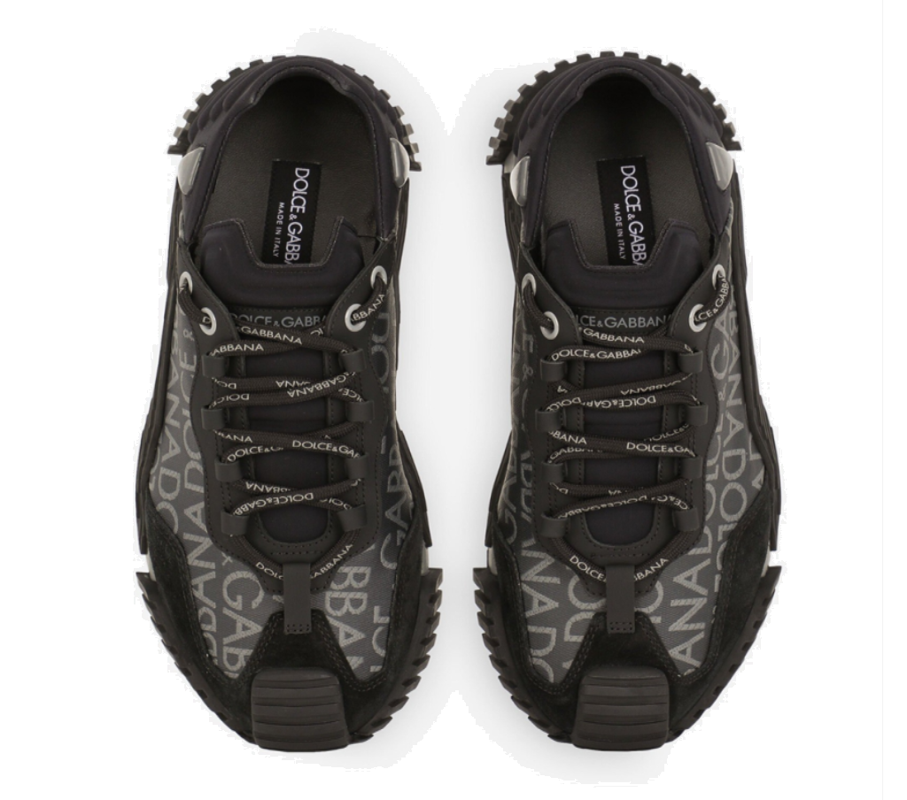 Giày Dolce & Gabbana Printed Nylon 'Black' CS1810AM9988B969 - Ảnh 4