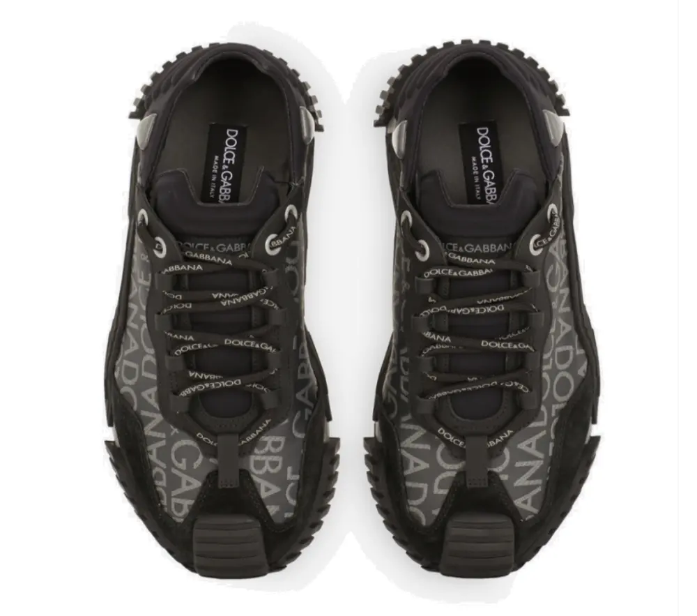 Giày Dolce & Gabbana Printed Nylon 'Black' CS1810AM9988B969 - Ảnh 4