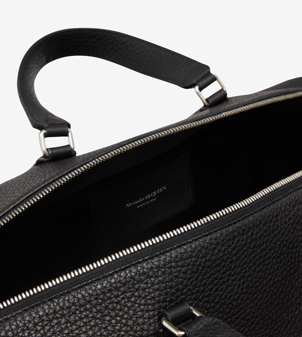 Túi Alexander McQueen Duffle Bag 'Black' 7581431AAPO1000 - Ảnh 4