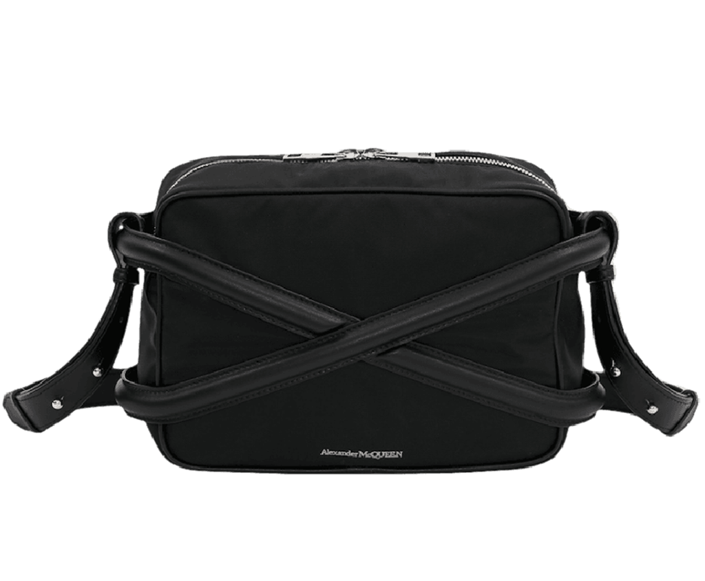 Túi Alexander McQueen Camera Bag 'Black' 7262921AALD1000
