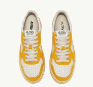 Alternative view of Giày Autry Medalist Low Goatskin ‘White Mango’ AULM-CB06