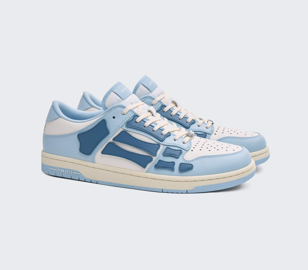 Giày Amiri Skel Top Low 'Baby Blue' 191846448801 - Ảnh 4