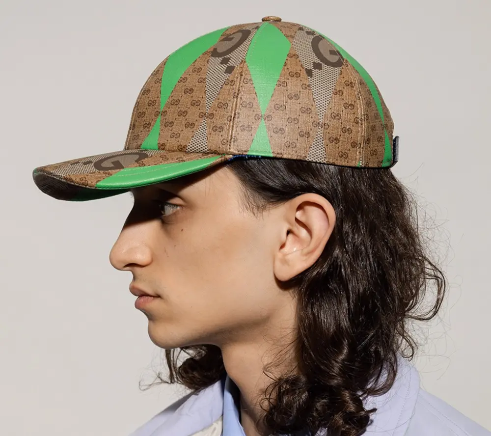 Alternative view of Mũ Gucci GG Supreme Baseball Hat 'Beige' 727478-4HAYC-9769