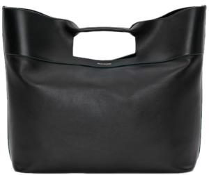 Túi Alexander McQueen Square Bow 'Black' 7352781AAJL1000