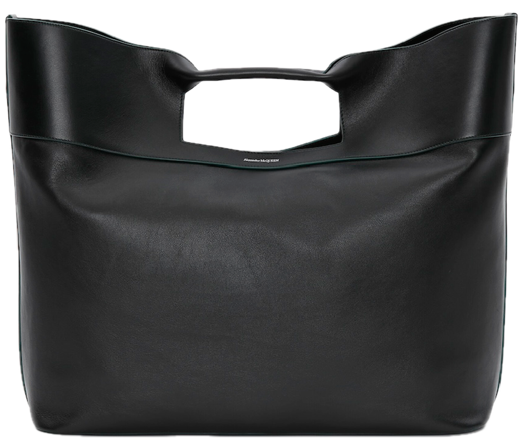 Túi Alexander McQueen Square Bow 'Black' 7352781AAJL1000