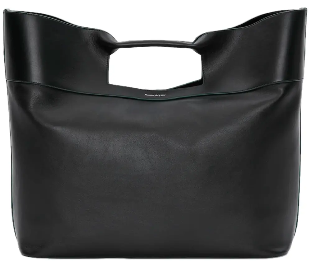 Túi Alexander McQueen Square Bow 'Black' 7352781AAJL1000