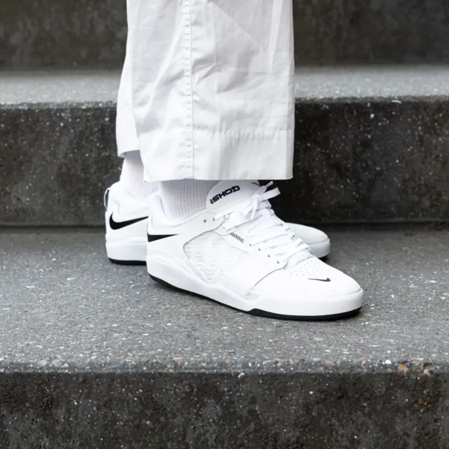Giày Nike Ishod Wair Premium SB ‘White Black’ DZ5648-101 - Ảnh 5