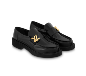 Alternative view of Giày Louis Vuitton Academy Flat Loafer 'Black' 1ABPBT