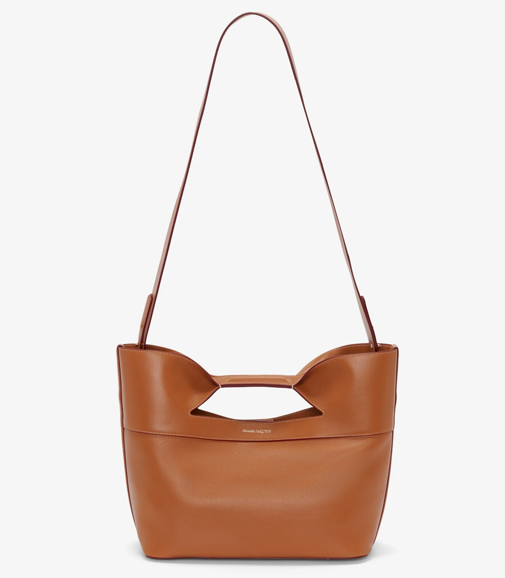Túi Alexander McQueen Bow Small 'Tan' 7095661BLCA2002 - Ảnh 4