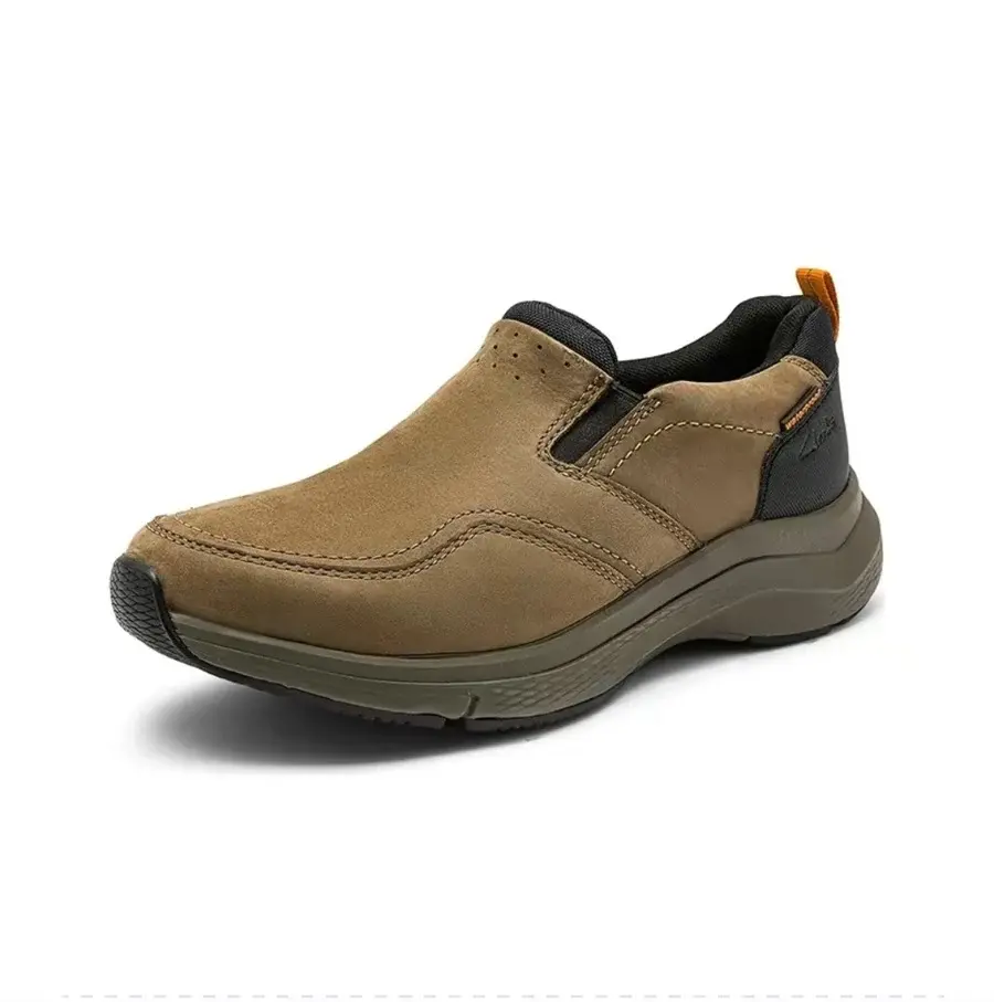 Alternative view of Giày Clarks Cow Leather Slip-On 'Dark Brown' 261683067