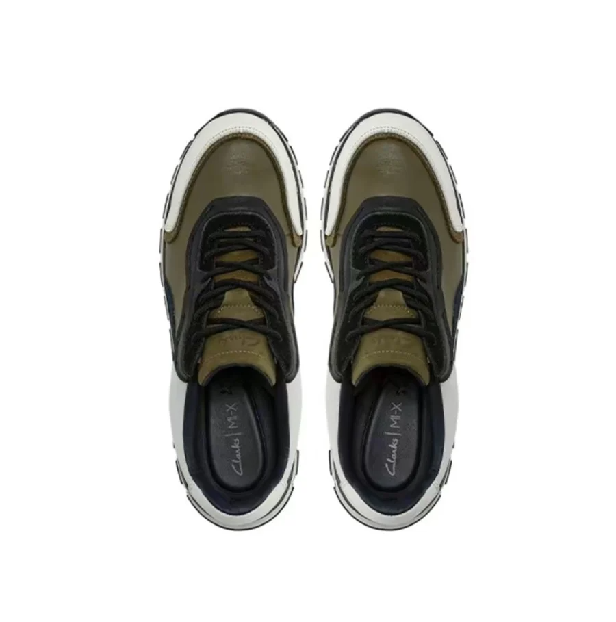 Giày Clarks Cow Leather Vintage 'Olive Green' 261675187 - Ảnh 4