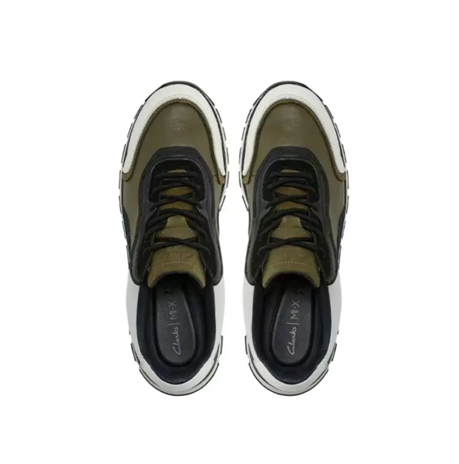 Giày Clarks Cow Leather Vintage 'Olive Green' 261675187 - Ảnh 4
