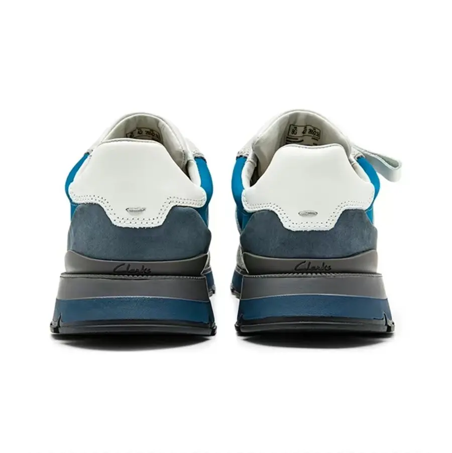 Giày Clarks Cow Leather Low-Top 'Blue' 261675197 - Ảnh 3