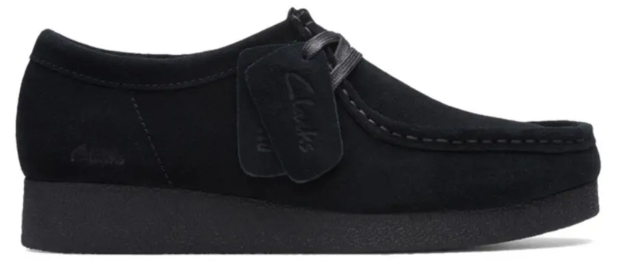 Giày Clarks Leather Retro 'Black' 261747464