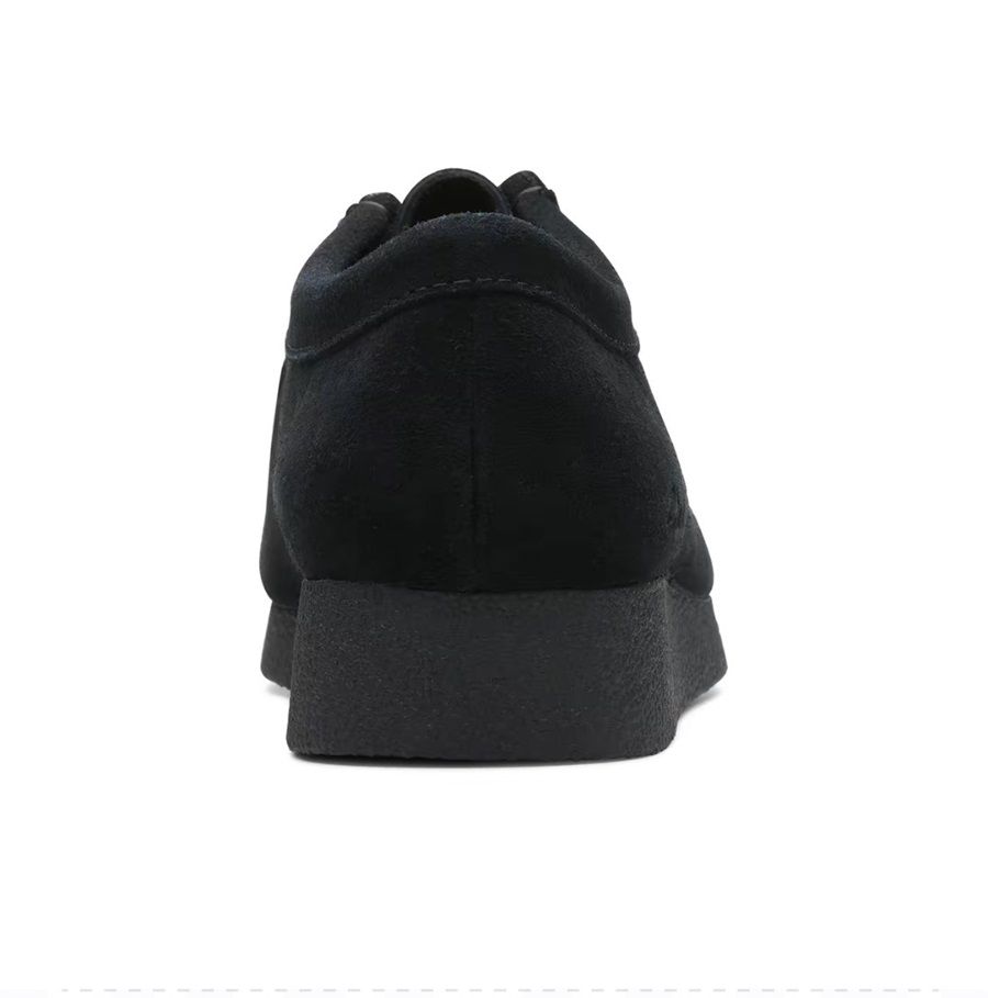 Giày Clarks Leather Retro 'Black' 261747464 - Ảnh 4