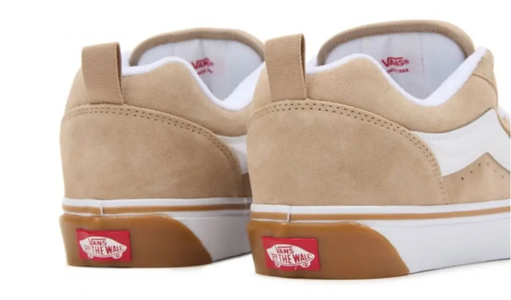 Giày Vans Knu Skool 'Beige' VN0009QCBEI - Ảnh 5