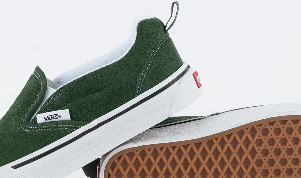 Giày Vans Knu Slip-On 'Green True White' VN0009QDBGN - Ảnh 5