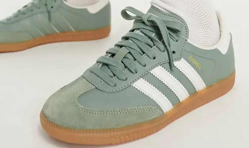 Giày Adidas Samba OG 'Silver Green' IE7011 - Ảnh 5