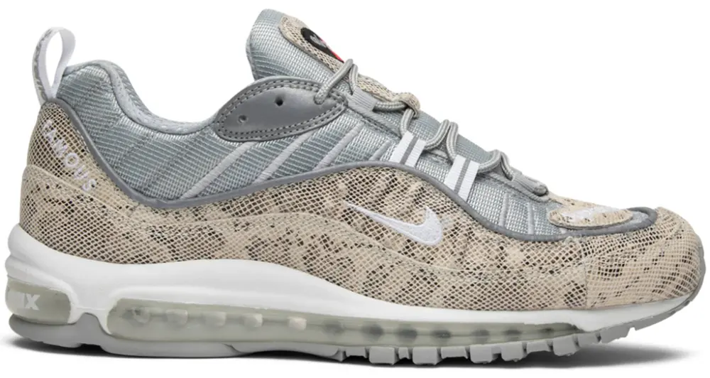 Giày Nike Supreme x Air Max 98 ‘Snakeskin’ 844694-100