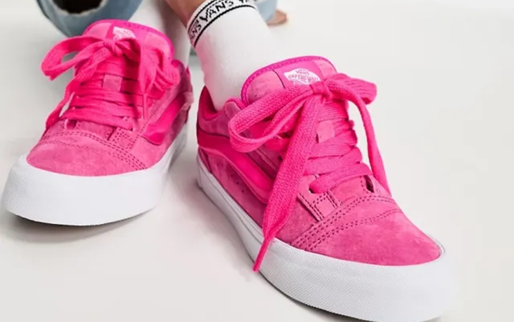Giày Vans Knu Skool ‘Pink’ VN0009QCYU2 - Ảnh 2