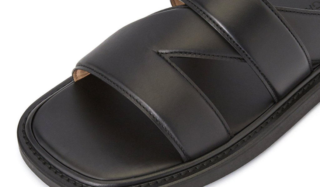 Dép Bottega Veneta Nero Band ‘Black’ 651420-VBSL0-1000 - Ảnh 5