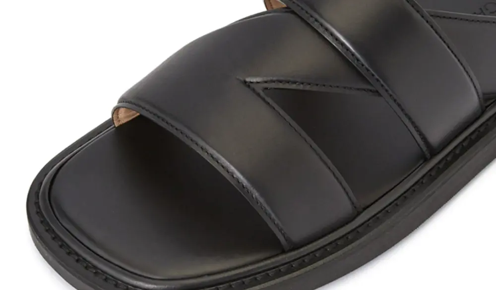 Dép Bottega Veneta Nero Band ‘Black’ 651420-VBSL0-1000 - Ảnh 5