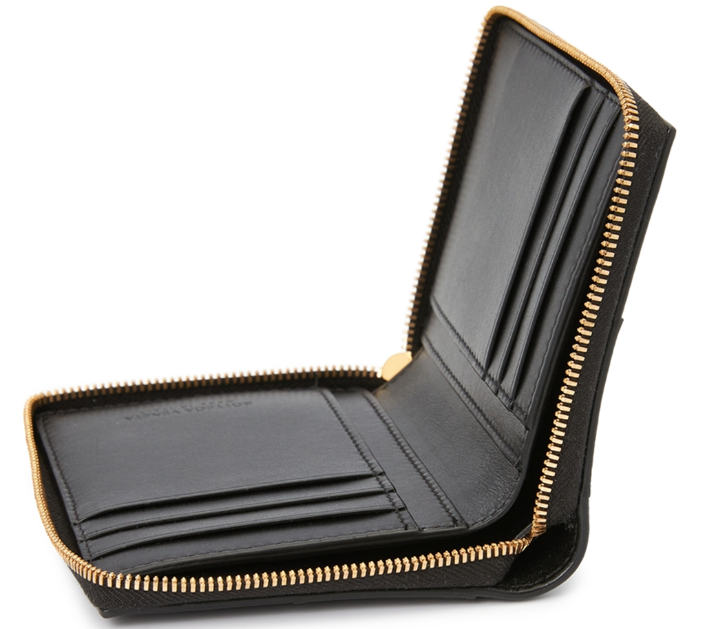 Ví Bottega Veneta Intrecciato 'Black' 681191-VCQC1-8425 - Ảnh 3