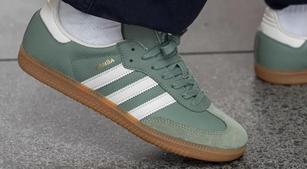 Giày Adidas Samba OG 'Silver Green' IE7011 - Ảnh 6