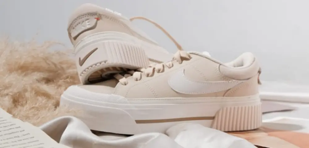 Giày Nike Court Legacy Lift ‘Pearl White’ DM7590-200 - Ảnh 5