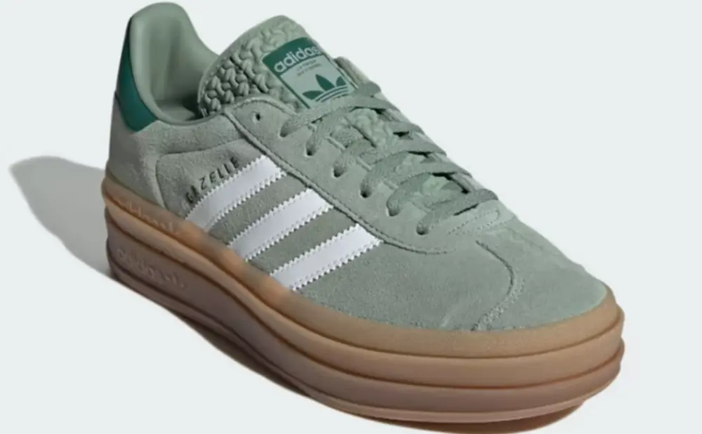 Giày Adidas Gazelle Bold ‘Silver Green’ ID6998 - Ảnh 5