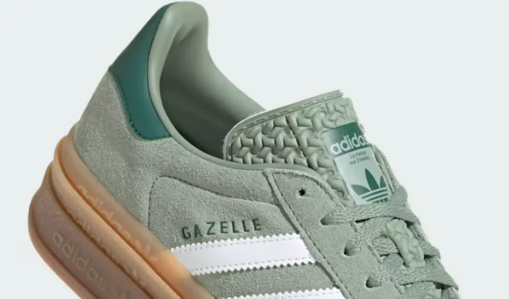 Giày Adidas Gazelle Bold ‘Silver Green’ ID6998 - Ảnh 8