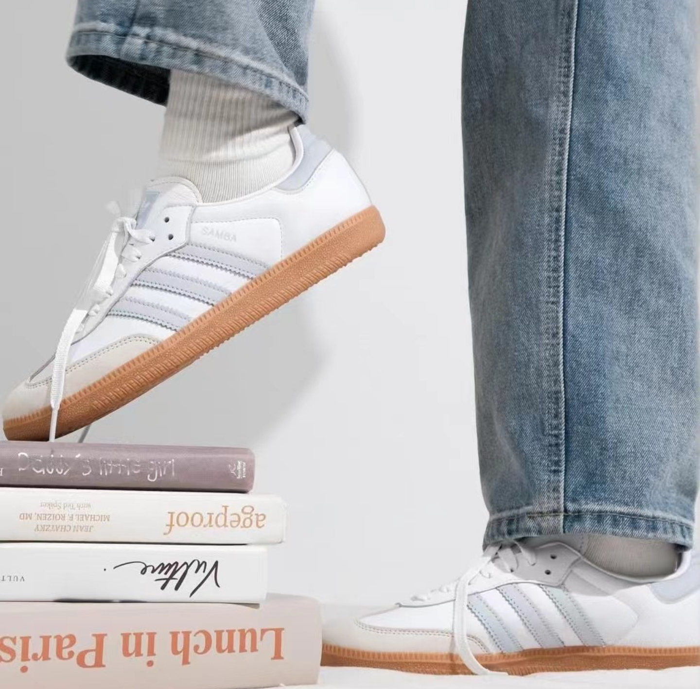 Giày Adidas Samba OG ‘Cloud White’ IE0877 - Ảnh 5