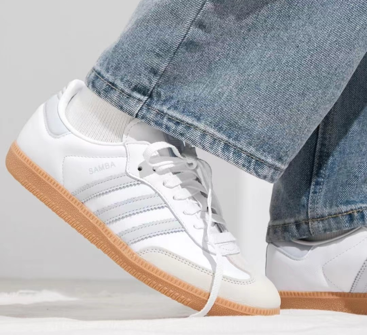 Giày Adidas Samba OG ‘Cloud White’ IE0877 - Ảnh 2