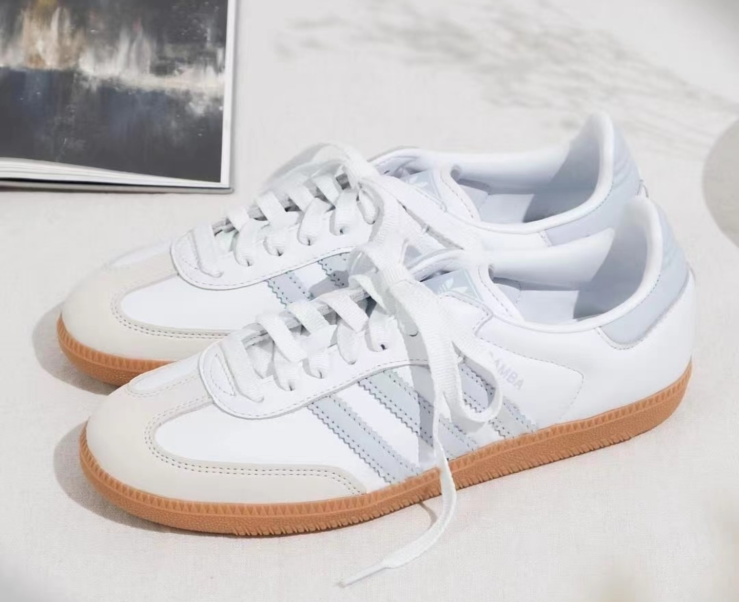 Giày Adidas Samba OG ‘Cloud White’ IE0877 - Ảnh 3