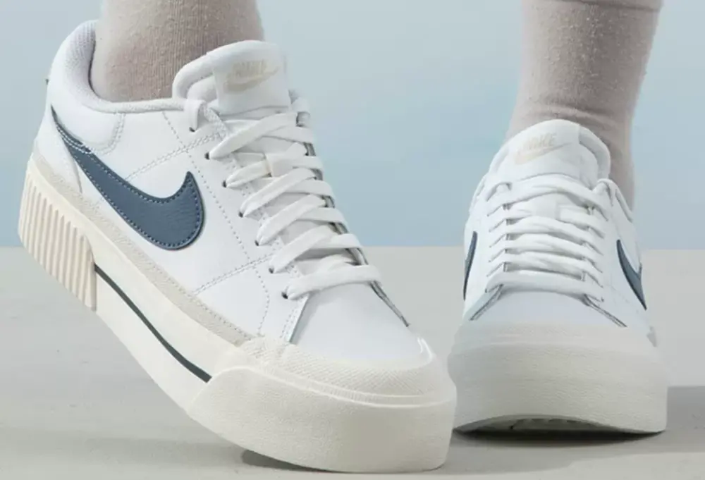 Giày Nike Court Legacy ‘White Diffused Blue’ DM7590-104 - Ảnh 3