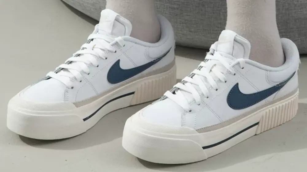 Giày Nike Court Legacy ‘White Diffused Blue’ DM7590-104 - Ảnh 4