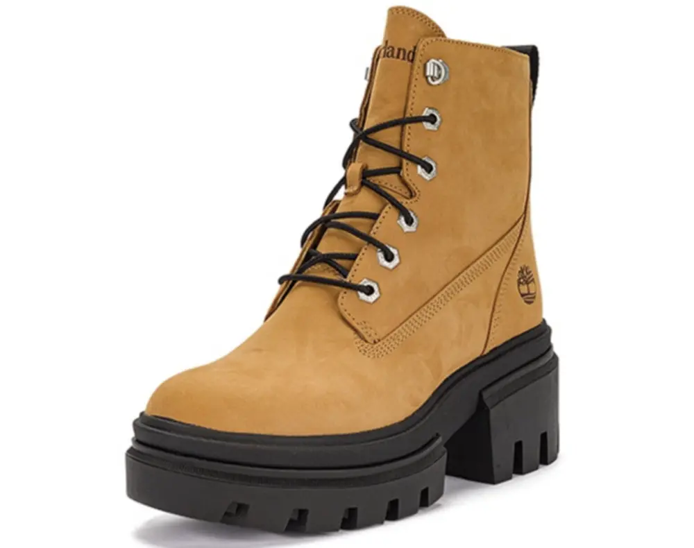 Alternative view of Giày Timberland Everleigh 6-Inch Boot ‘Brown Black’ A41QK