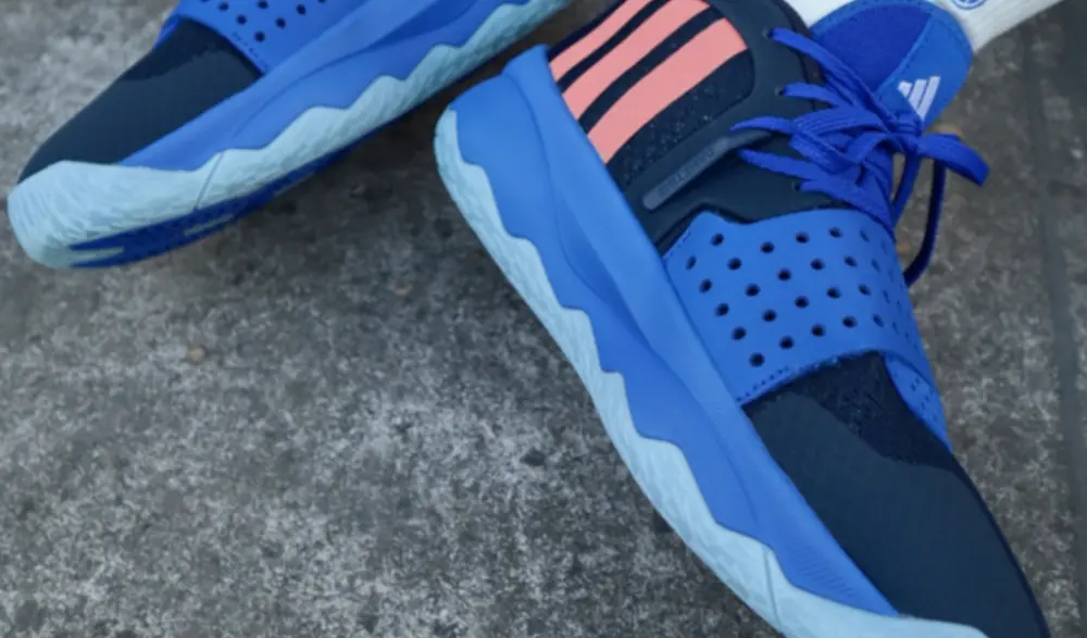 Giày Adidas Dame 8 EXTPLY ‘Legend Ink Coral Fusion’ IG8085 - Ảnh 4