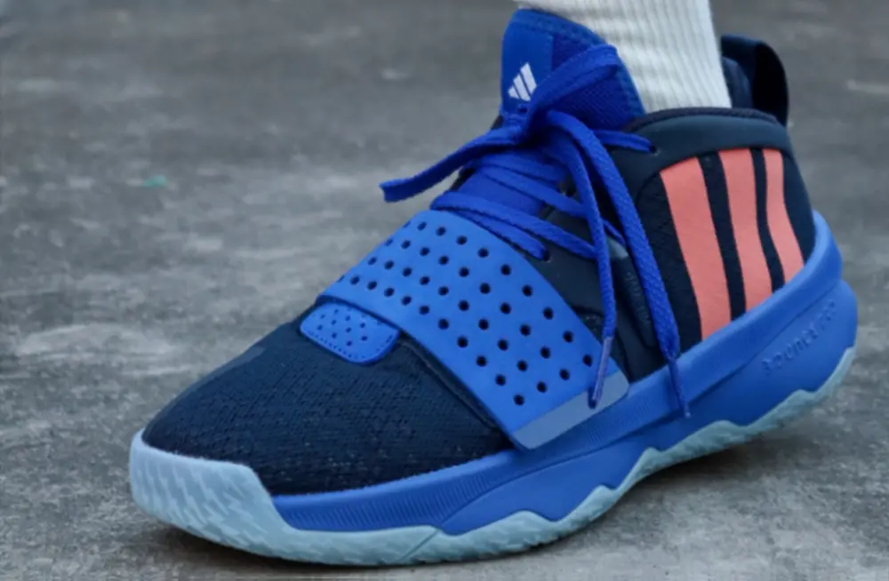 Giày Adidas Dame 8 EXTPLY ‘Legend Ink Coral Fusion’ IG8085 - Ảnh 5