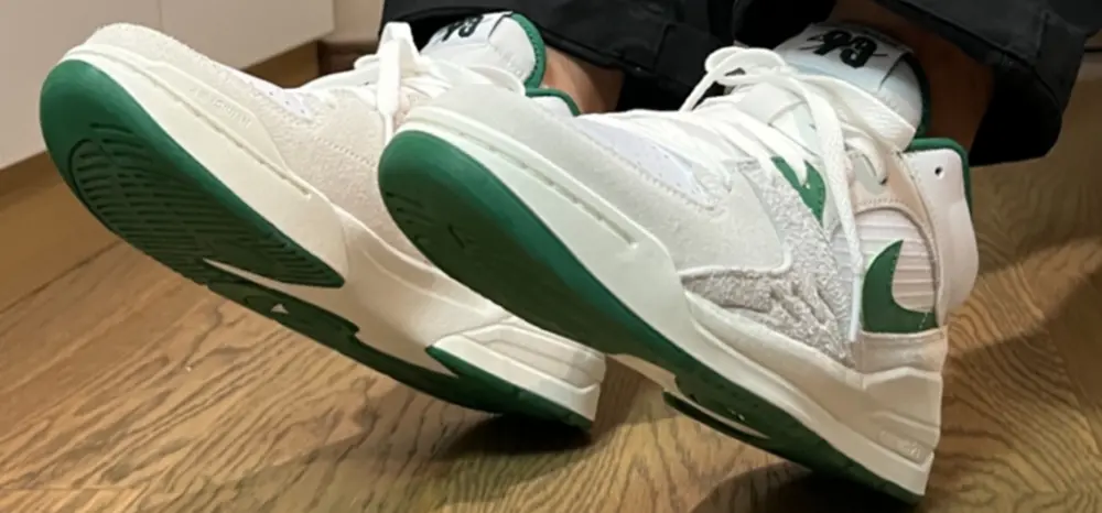 Giày Nike Air Jordan Stadium 90 'White Green' DX4399-103 - Ảnh 3