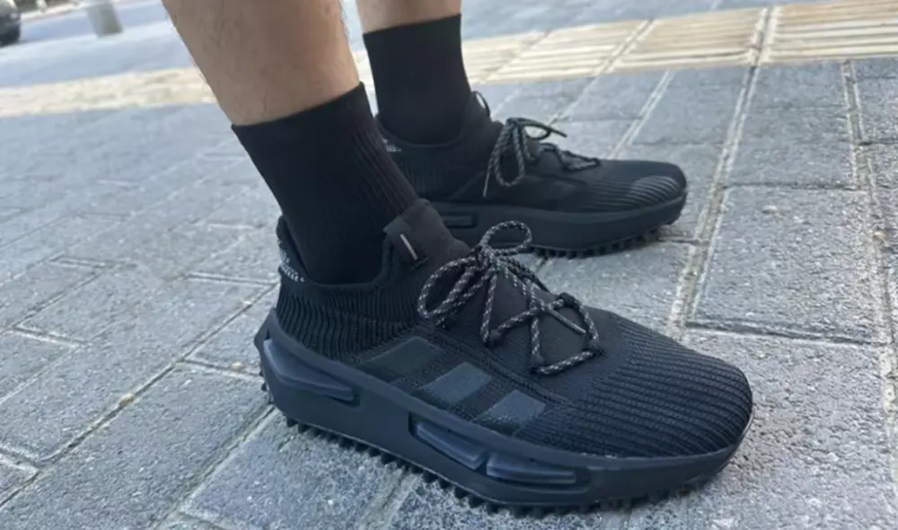 Alternative view of Giày Adidas NMD S1 ‘Triple Black’ FZ6381