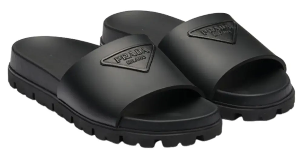 Dép Prada 'Black' 2X3085 3LKV F0002 - Ảnh 4