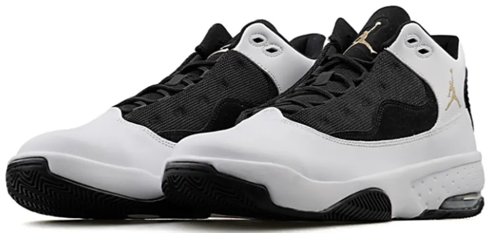 Alternative view of Giày Nike Air Jordan Max Aura 2 'White Black Gold' CK6636-107